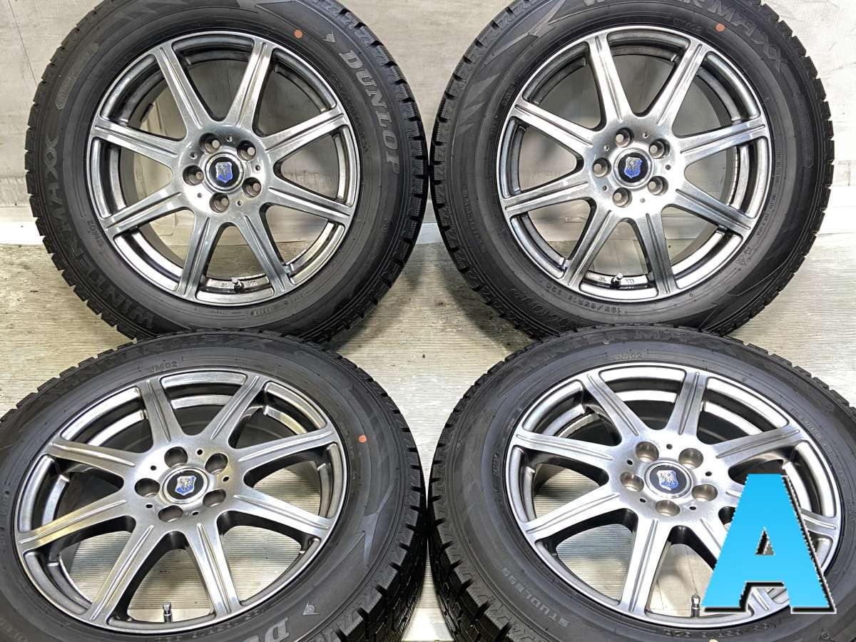 195/65R16 ダンロップ ウィンターマックス WM02 　 ラファール 16x6.5 48 100-5穴 中古タイヤ スタッドレスタイヤ ホイールセット 4本セット 29,120円