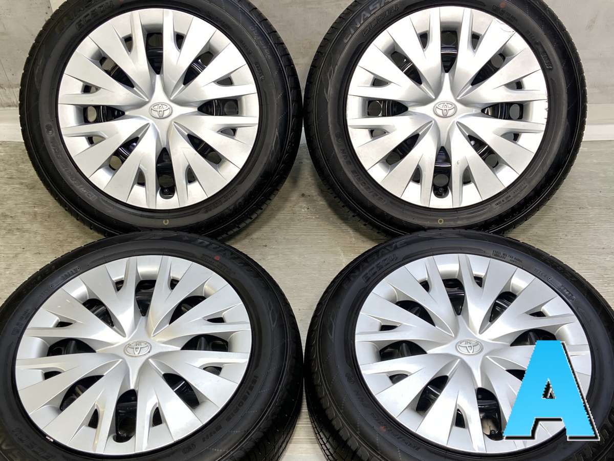 185/60R15 ダンロップ エナセーブ EC204 トヨタ純正 S4 15x6.0 40 100-4穴 中古タイヤ サマータイヤ ホイールセット 4本セット