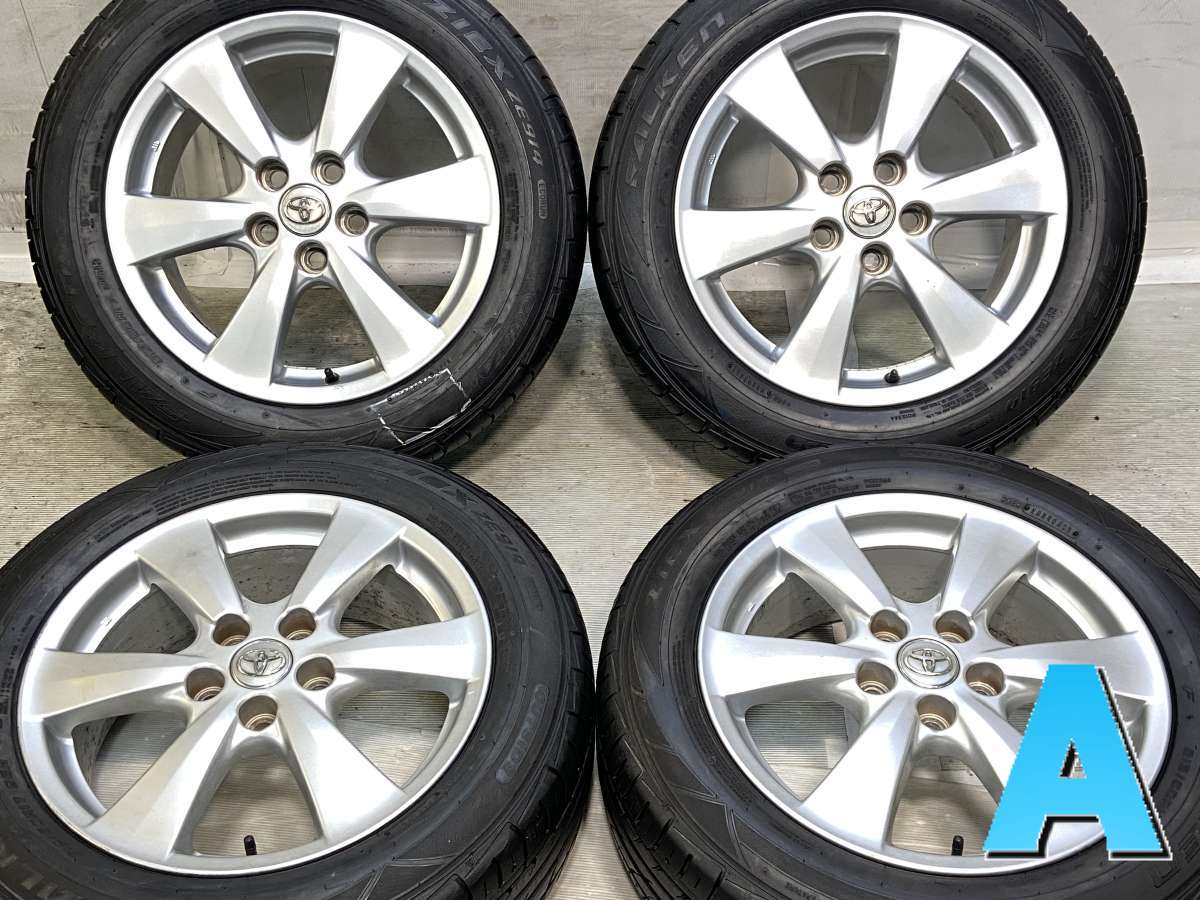 215/60R17 ファルケン ジークス ZE914 トヨタ純正 17x7.0 50 114.3-5穴 中古タイヤ サマータイヤ ホイールセット 4本セット|タイヤ・ホイール カンパニー