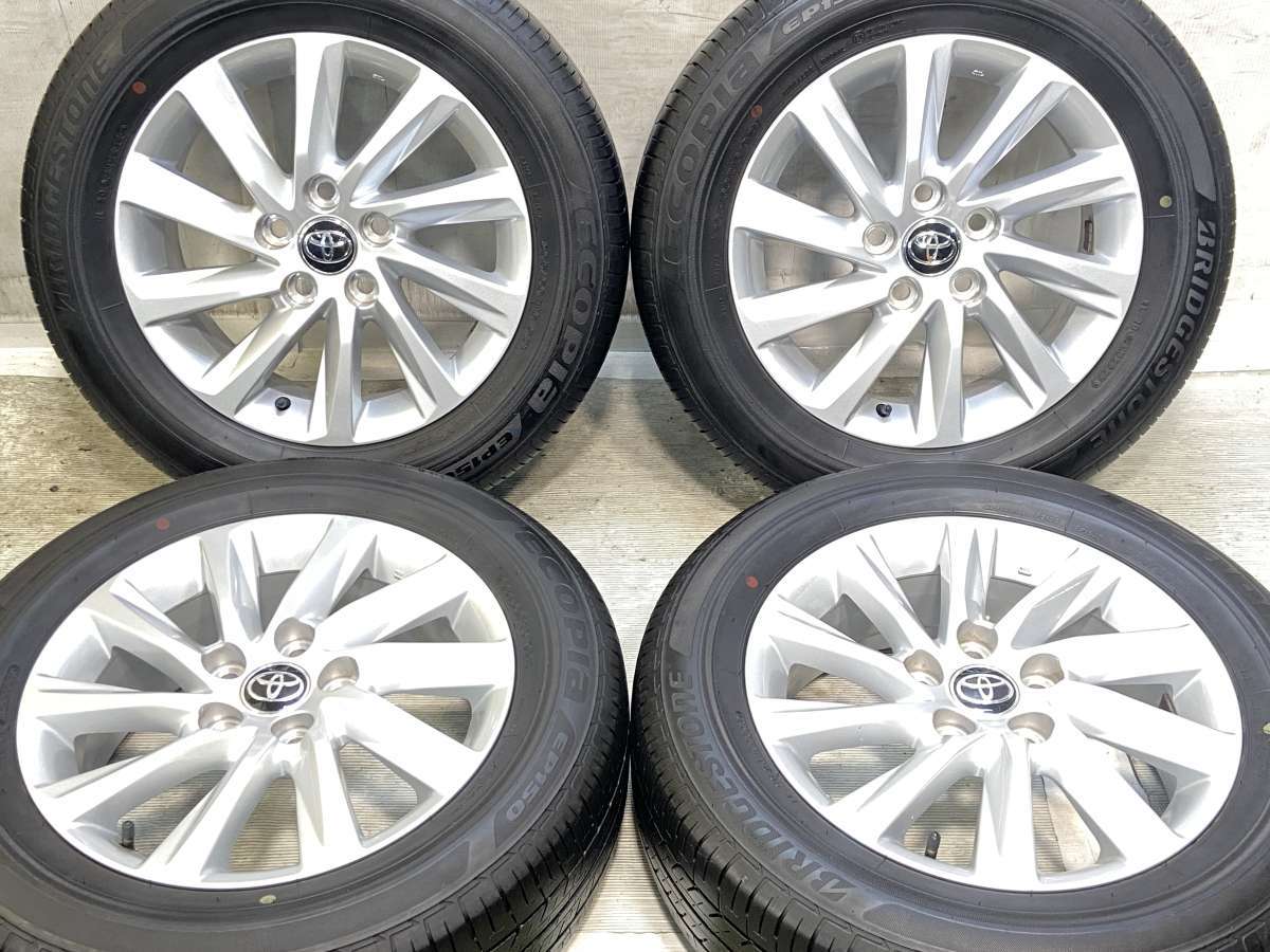 205/60R16 ブリヂストン エコピア EP150 トヨタ純正 16x6.0 40 114.3-5穴 中古タイヤ サマータイヤ ホイールセット 4本セット｜タイヤ・ホイール　カンパニー