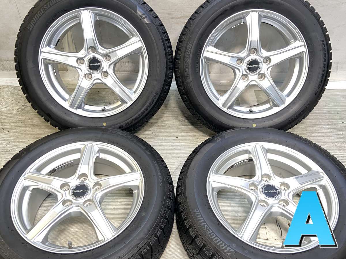 205/60R16 ブリヂストン アイスパートナー2 BALMINUM 16x6.5 54 114.3-5穴 中古タイヤ スタッドレスタイヤ ホイールセット 4本セット|タイヤ・ホイール カンパニー