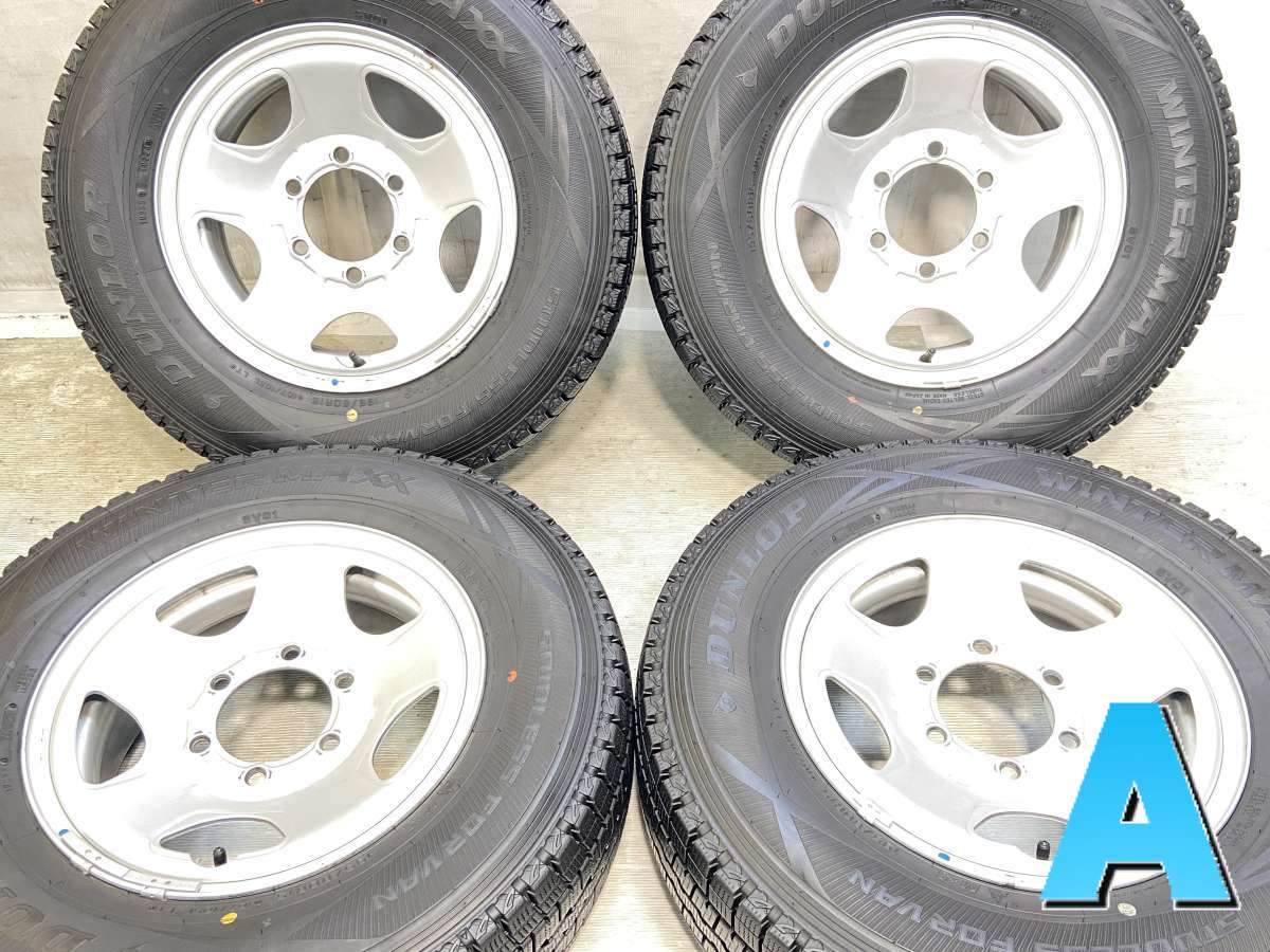 195/80R15 107/105LT ダンロップ ウィンターマックス SV01 　 S54A 15x6.0 139.7-6穴 中古タイヤ スタッドレスタイヤ ホイールセット 4本セット｜タイヤ・ホイール　カンパニー