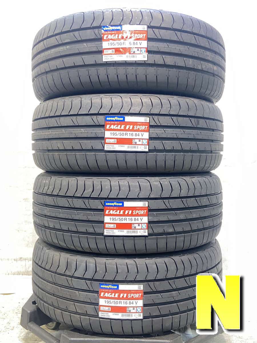 195/50R16 グッドイヤー イーグル F1 スポーツ 中古タイヤ サマータイヤ 4本セット｜タイヤ・ホイール　カンパニー