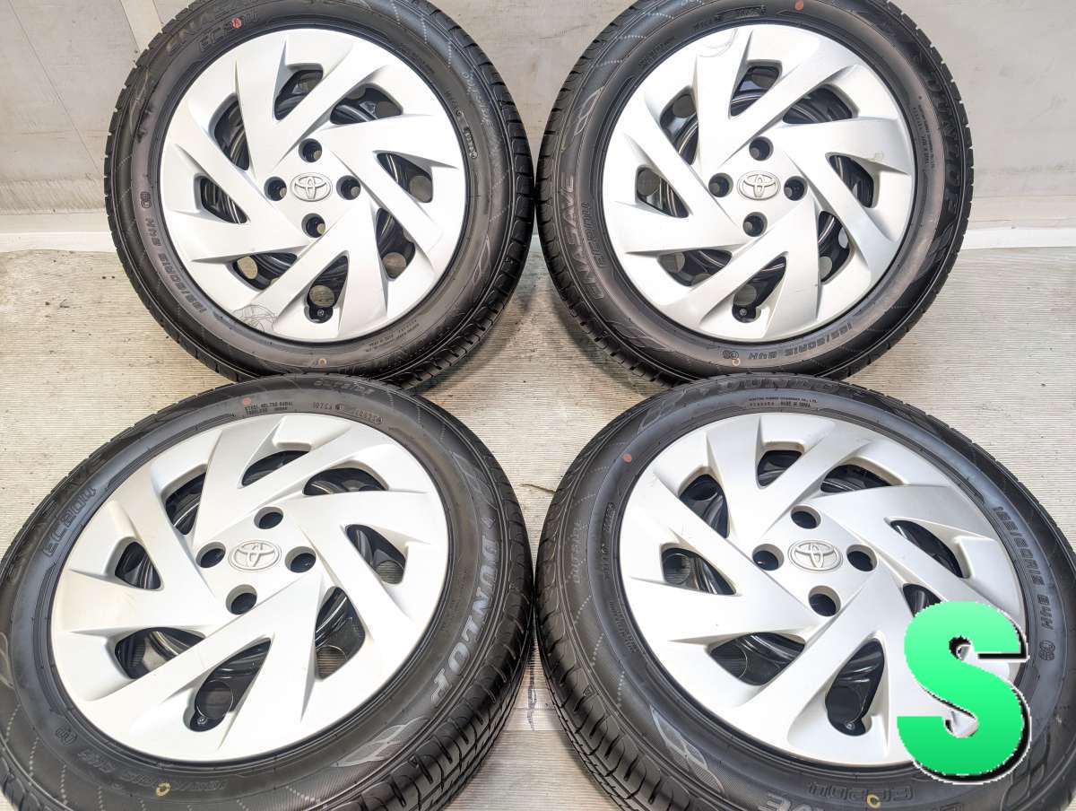185/60R15 ダンロップ エナセーブ EC204 トヨタ純正 G4 15x5.5 45 100-4穴 中古タイヤ サマータイヤ ホイールセット 4本セット|タイヤ・ホイール カンパニー