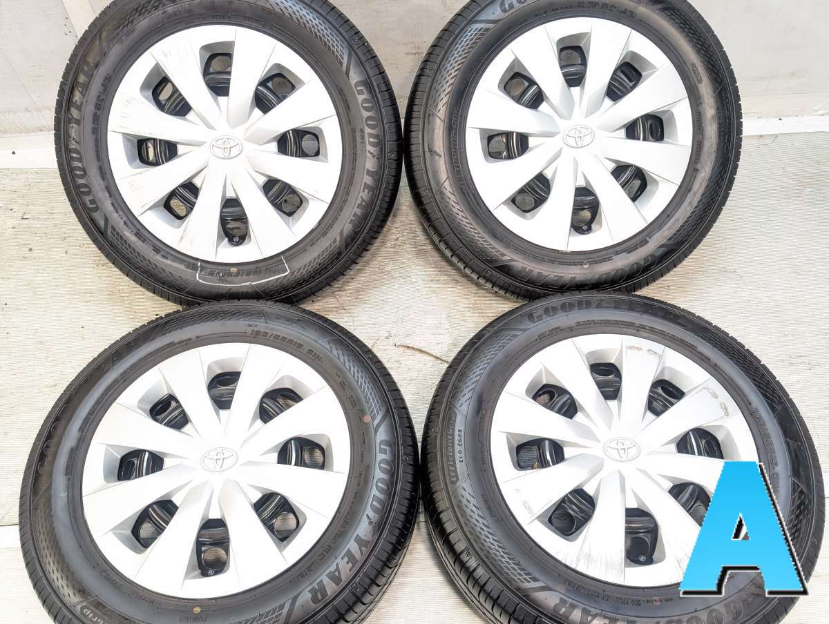 195/65R15 グッドイヤー エフィシエント グリップ ECO EG02 トヨタ純正 P8 15x6.0 100-5穴 中古タイヤ サマータイヤ ホイールセット 4本セット｜タイヤ・ホイール　カンパニー