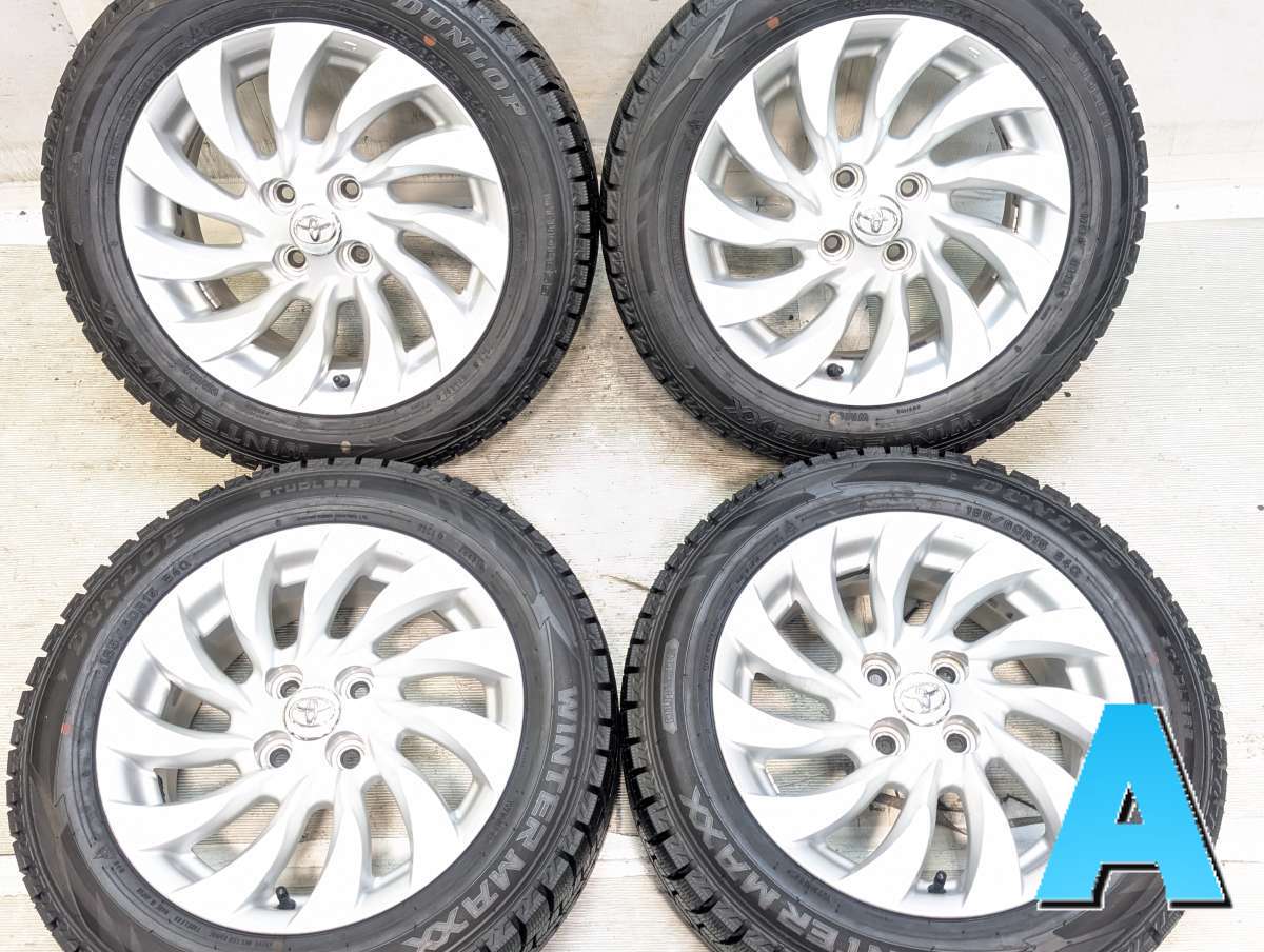 185/60R15 ダンロップ ウィンターマックス WM02 トヨタ純正 15x6.0 40 100-4穴 中古タイヤ スタッドレスタイヤ ホイールセット 4本セット|タイヤ・ホイール カンパニー