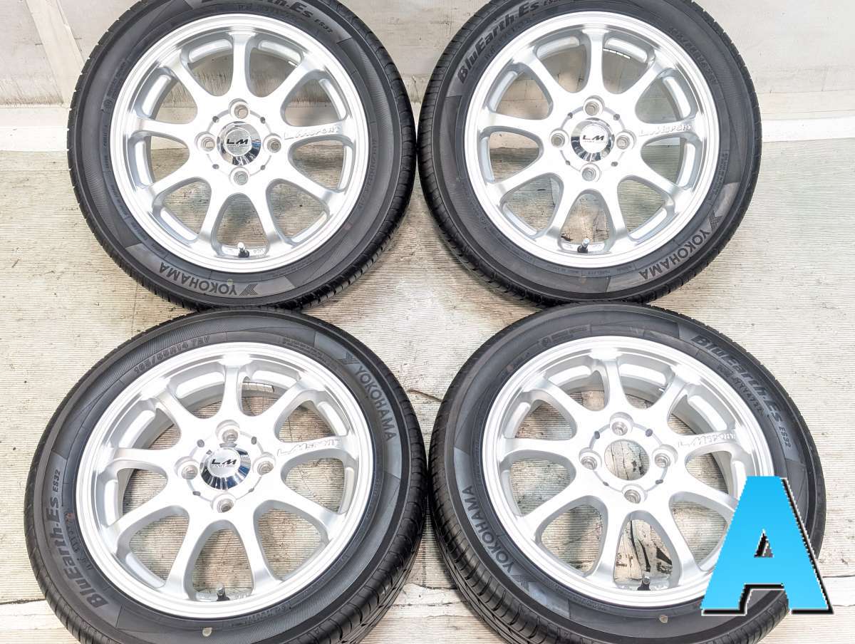 165/55R14 ヨコハマ ブルーアースES32 LM SPORT 14x4.5 45 100-4穴 中古タイヤ サマータイヤ ホイールセット 4本セット|タイヤ・ホイール カンパニー