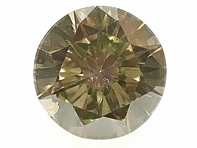 ０．５３５ct　ＦＡＮＣＹ　ＬＩＧＨＴ　ＢＲＯＷＮ　ＳＩ２　ブラウンダイヤモンド　ルース