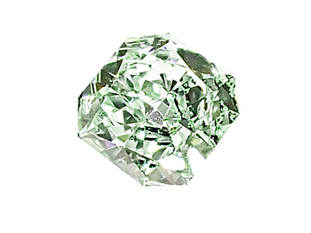 ０．２４コンピュータ断層撮影法 ＦＡＮＣＹ ＧＲＥＥＮ ＧＩＡ 緑であること金剛石 ルース