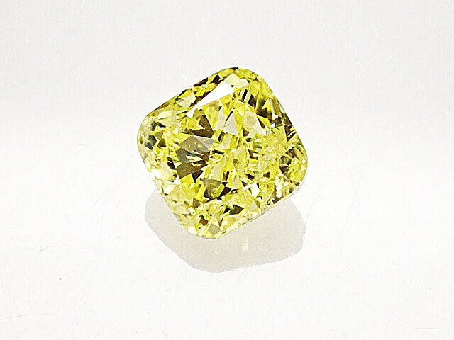０．３７２ct　ＦＡＮＣＹ　ＩＮＴＥＮＳＥ　ＹＥＬＬＯＷ　ＳＩ２　イエローダイヤモンド　ルース
