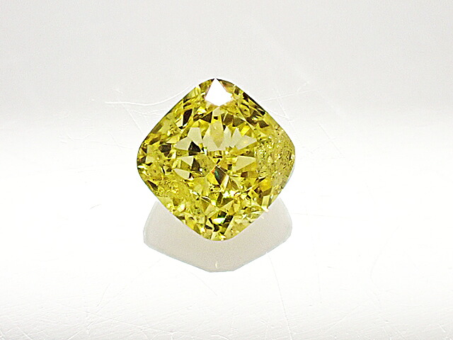 ０．２７１ct　ＦＡＮＣＹ　ＶＩＶＩＤ　ＹＥＬＬＯＷ　Ｉ１　イエローダイヤモンド　ルース