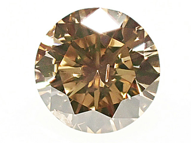 ０．３００ct　ＦＡＮＣＹ　ＬＩＧＨＴ　ＢＲＯＷＮ　ＳＩ２　ブラウンダイヤモンド　ルース