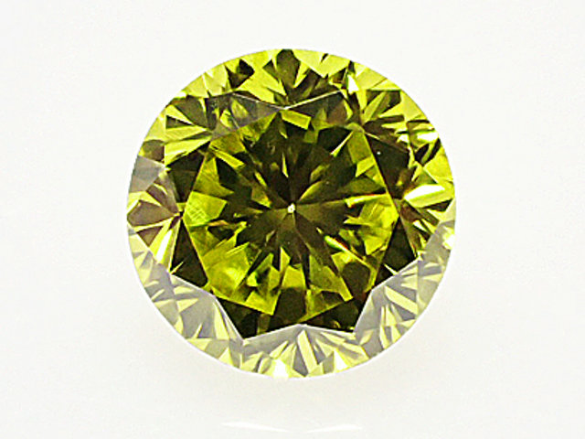 ０．２２２ct　ＦＡＮＣＹ　ＤＥＥＰ　ＧＲＥＥＮ　ＹＥＬＬＯＷ（色処理）　ＶＳ２　ダイヤモンド　ルース