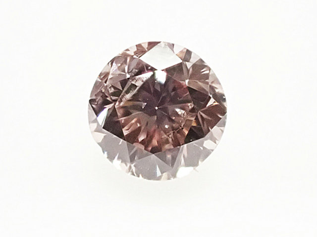 ０．２６１コンピュータ断層撮影法 ＦＡＮＣＹ ＢＲＯＷＮＩＳＨ ＰＩＮＫ Ｉ１ さくら色金剛石 ルース