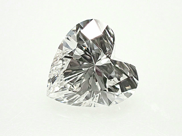 ０．４１７ct　Ｄ　ＶＶＳ２　ハートシェイプ　ダイヤモンド　ルース