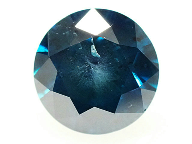 ０．６５０ct　ＦＡＮＣＹ　ＤＥＥＰ　ＧＲＥＥＮ　ＢＬＵＥ（色処理）　Ｉ１　ダイヤモンド　ルース