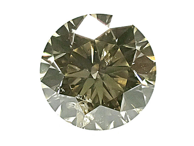 ０．３５６ct　ＦＡＮＣＹ　ＬＩＧＨＴ　ＢＲＯＷＮ　ＳＩ２　ブラウンダイヤモンド　ルース