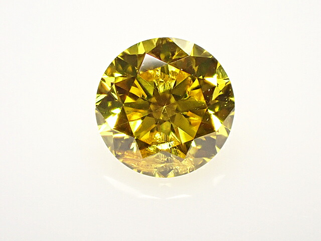 ０．２３４ct　ＦＡＮＣＹ　ＶＩＶＩＤ　ＹＥＬＬＯＷ　Ｉ１　イエローダイヤモンド　ルース｜アインインターナショナル