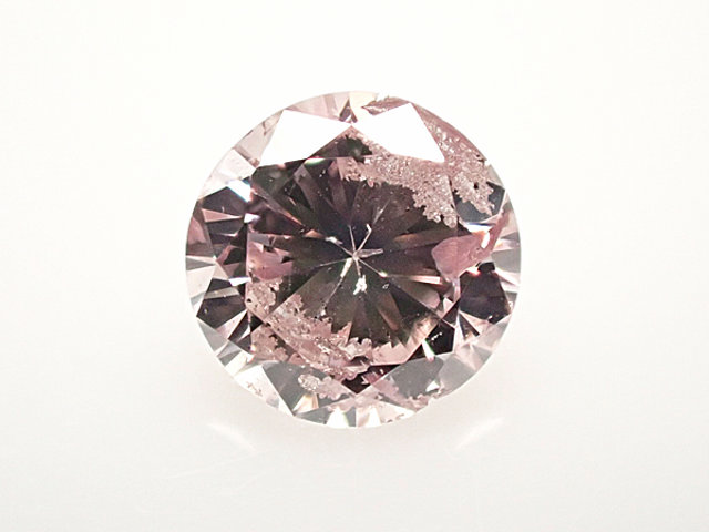 ０．２２４コンピュータ断層撮影法 ＦＡＮＣＹ ＬＩＧＨＴ ＰＩＮＫ Ｉ１ さくら色金剛石 ルース