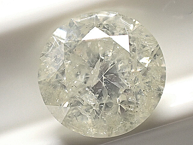 １．６４６ct　Ｍ　Ｉ１　ＦＡＩＲ　ダイヤモンド　ルース