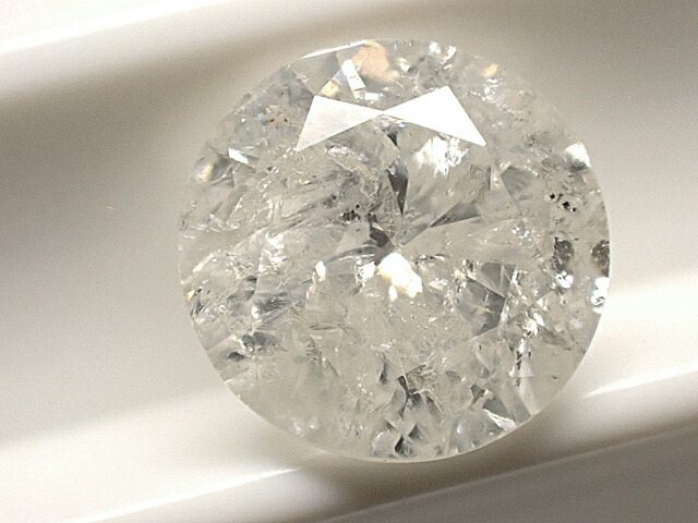 １．１３６ct　Ｈ　Ｉ２　ＦＡＩＲ　ダイヤモンド　ルース｜アインインターナショナル