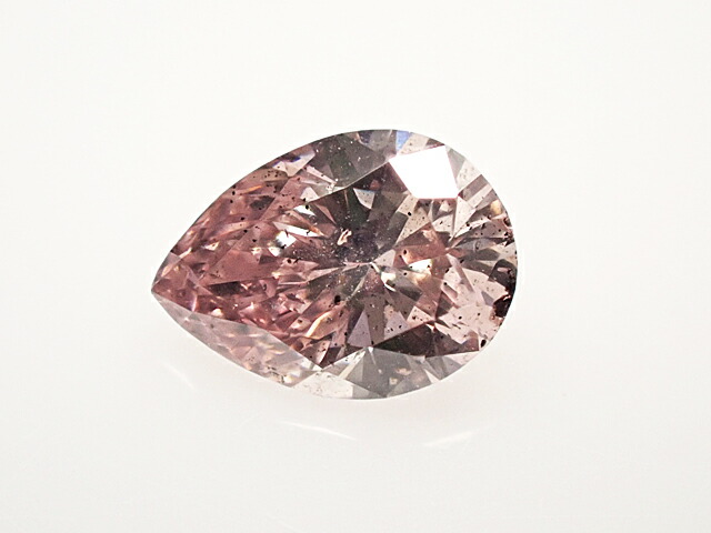 ０．２０４コンピュータ断層撮影法 ＦＡＮＣＹ ＢＲＯＷＮＩＳＨ ＰＩＮＫ ＳＩ２ サクラ色金剛石 ルース