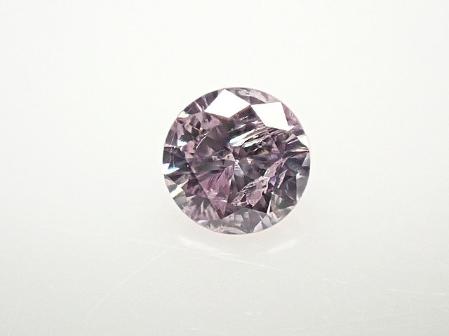 ０．０８７ct　ＦＡＮＣＹ　ＬＩＧＨＴ　ＰＵＲＰＬＥ　ＰＩＮＫ　Ｉ１　ピンクダイヤモンド　ルース