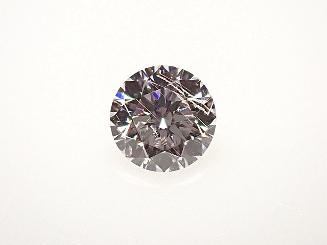 ０．１７２ct　ＶＥＲＹ　ＬＩＧＨＴ　ＰＵＲＰＬＩＳＨ　ＰＩＮＫ　Ｉ１　ピンクダイヤモンド　ルース｜アインインターナショナル