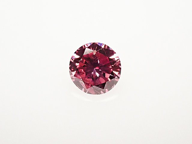 ０．０８６コンピュータ断層撮影法 ＦＡＮＣＹ ＶＩＶＩＤ ＰＩＮＫ Ｉ１ サクラ色金剛石 ルース