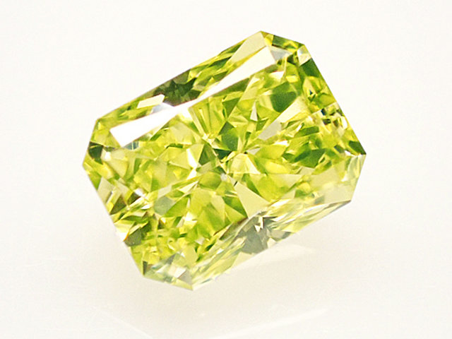 ０．４３９コンピュータ断層撮影法 ＦＡＮＣＹ ＩＮＴＥＮＳＥ ＧＲＥＥＮＩＳＨ ＹＥＬＬＯＷ ＶＳ２ 黄色金剛石 ルース
