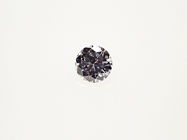 ０．０３２ct　ＦＡＮＣＹ　ＬＩＧＨＴ　ＧＲＡＹ　ＶＩＯＬＥＴ　ＳＩ１　ヴァイオレットダイヤモンド　ルース｜アインインターナショナル