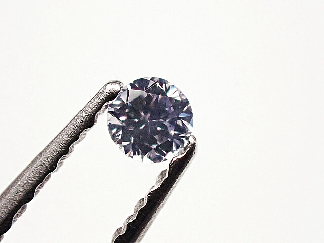 ０．０３４ct　ＦＡＮＣＹ　ＧＲＡＹＩＳＨ　ＶＩＯＬＥＴ　ＳＩ１　ヴァイオレットダイヤモンド　ルース｜アインインターナショナル