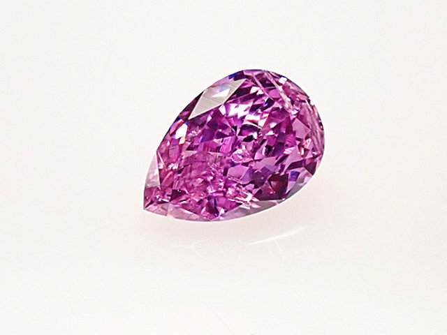 訳ありセール格安） ０．１８６ct ＦＡＮＣＹ ＶＩＶＩＤ ＰＵＲＰＬＥ