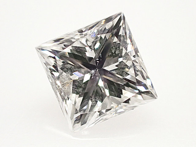 0.519ct F SI2 プリンセスカット ダイヤモンド ルース|アインインターナショナル