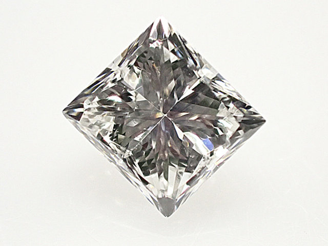 ０．４１０ct　Ｆ　ＳＩ１　プリンセスカット　ダイヤモンド　ルース