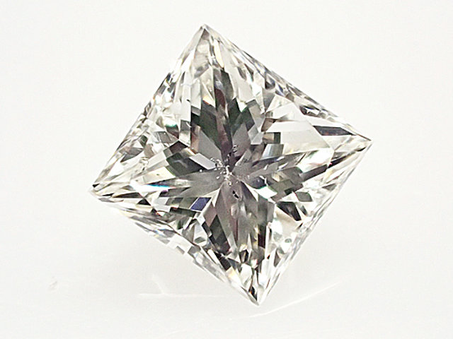 ０．３５２ct　Ｈ　ＳＩ１　プリンセスカット　ダイヤモンド　ルース