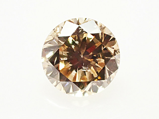 ０．２８７ct　ＦＡＮＣＹ　ＬＩＧＨＴ　ＢＲＯＷＮ　ＳＩ２　ブラウンダイヤモンド　ルース