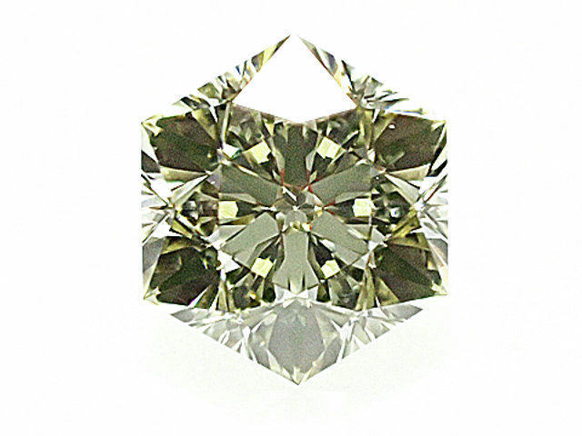 ０．５９５ct　ＶＥＲＹ　ＬＩＧＨＴ　ＹＥＬＬＯＷ　ＶＶＳ１　７９面カット　イエローダイヤモンド　ルース