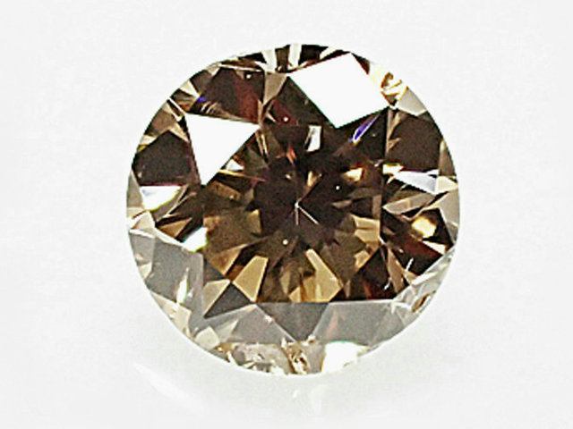 0.257ct FANCY LIGHT BROWN SI2 ブラウンダイヤモンド ルース|アインインターナショナル