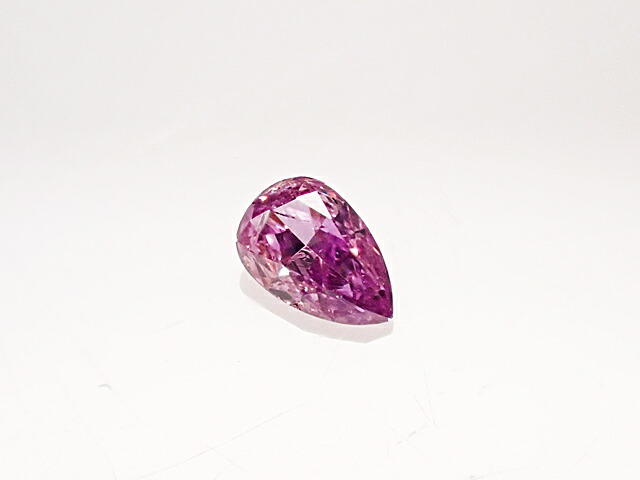 その他 fionessFANCY VIVID PURPLE PINK ビビッドピンクダイヤモンド 0.114ctルース(FANCY VIVID PURPLE