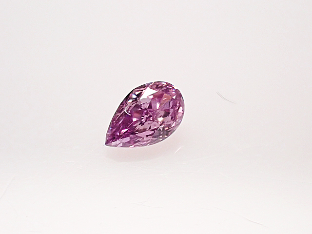 0.114ct FANCY LIGHT PURPLISH PINK I2ラウンド - アクセサリー