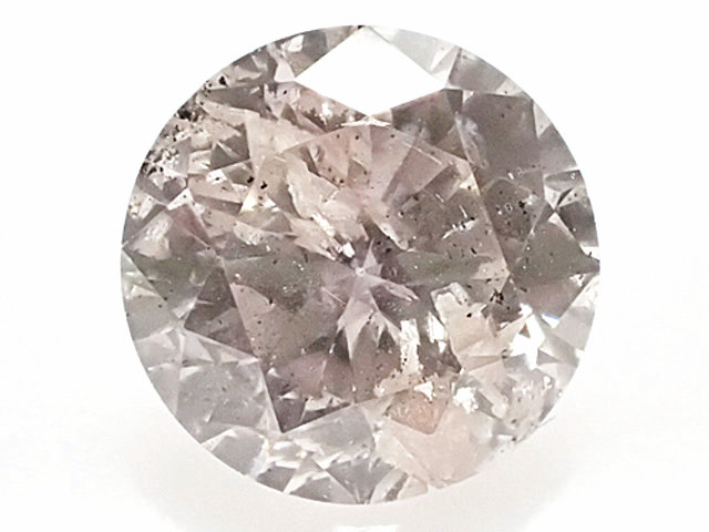 １．０６３ct　ＶＥＲＹ　ＬＩＧＨＴ　ＢＲＯＷＮＩＳＨ　ＰＩＮＫ　Ｉ１　ピンクダイヤモンド　ルース