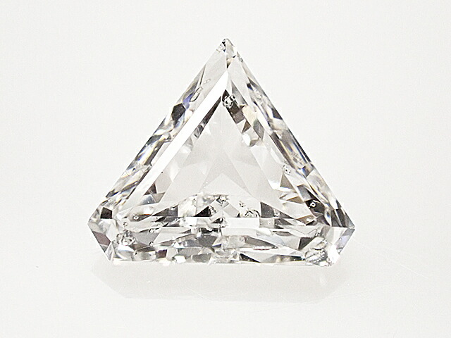 ０．５４０ct　Ｄ　ＳＩ２　トライアングル（隅切り）ステップカット　ダイヤモンド　ルース