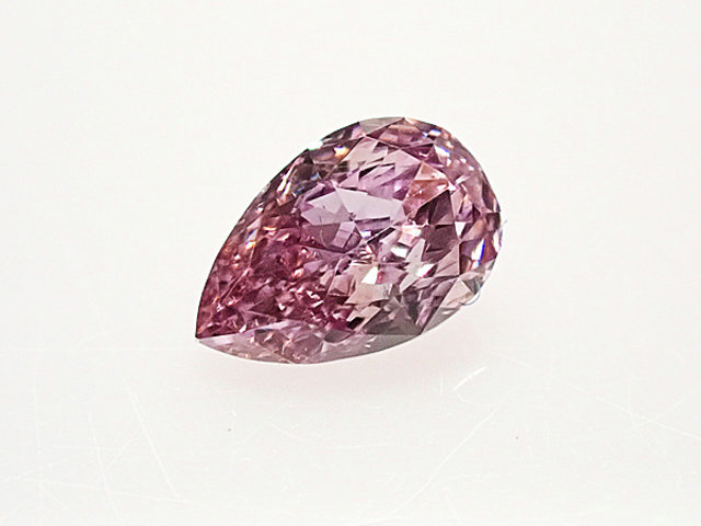 ０．２０３ct ＦＡＮＣＹ ＤＥＥＰ ＰＵＲＰＬＥ ルース ピンク