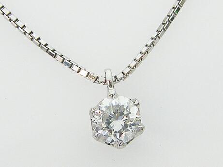 0.337ct F SI2 GOOD PT製 ダイヤモンド ペンダント