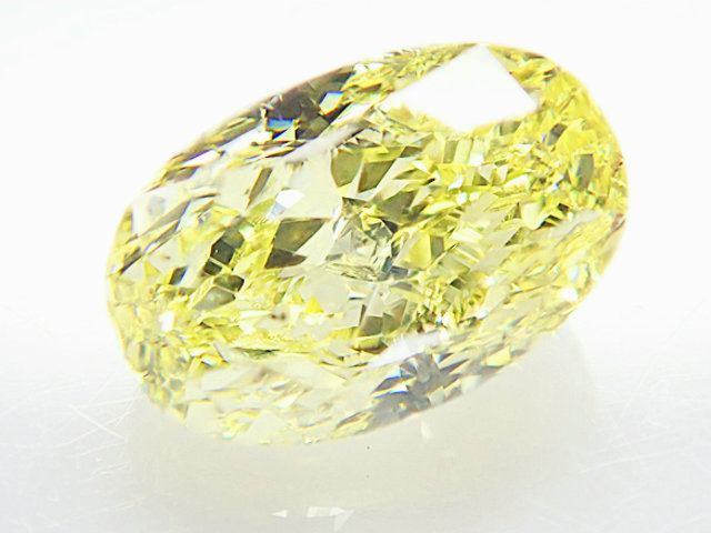 １．０１コンピュータ断層撮影法 ＦＡＮＣＹ ＩＮＴＥＮＳＥ ＹＥＬＬＯＷ ＳＩ２ ＧＩＡ 黄色金剛石 ルース