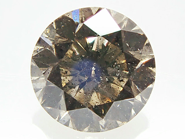 ０．４０８ct　ＦＡＮＣＹ　ＬＩＧＨＴ　ＢＲＯＷＮ　ＳＩ２　ブラウンダイヤモンド　ルース