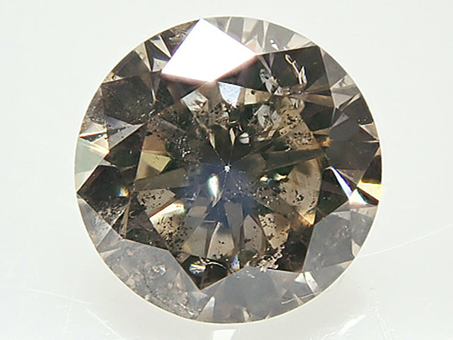 ０．３９５ct　ＦＡＮＣＹ　ＬＩＧＨＴ　ＢＲＯＷＮ　ＳＩ２　ブラウンダイヤモンド　ルース