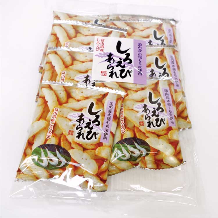 楽天市場 富山 白えび お土産 しろえびあられ 8p 富山産 しろえび 白エビ 白海老 あいの風