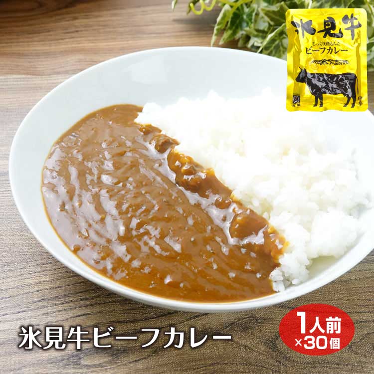 氷見牛ビーフカレー 1人前160g×30袋